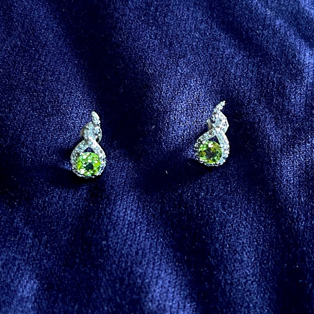 Peridot earrings